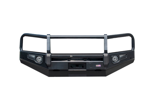 BLACK DELUXE BULL BAR FOR LAND CRUISER 300 SERIES - WITHOUT FOG LIGHTS - BU59-5565