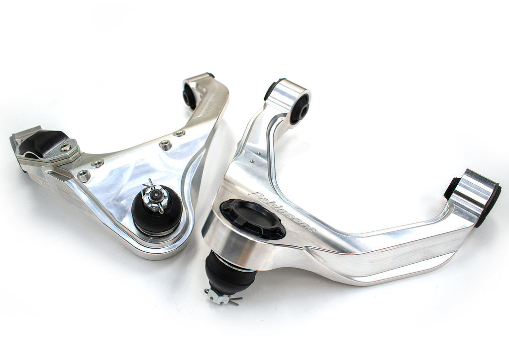 DOBINSONS UCA PAIR BILLET ALUMINUM SERIES FOR MITSUBISHI TRITON L200 (WITH BALLJOINTS PRESSED) - UCA43-207K